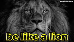 Be Like a Lion (Poster)