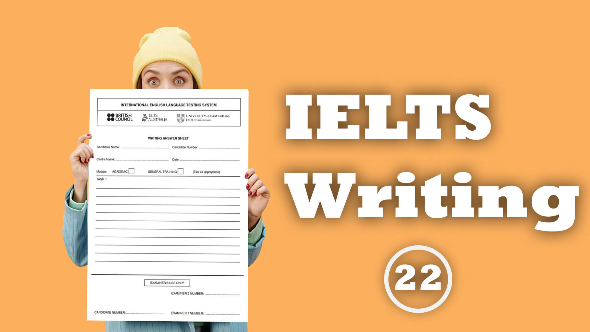 IELTS Writing 22 (Poster)