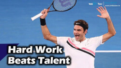 Hard Work Beats Talent (Poster)